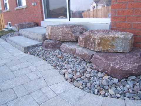 Natural Stone Entrance