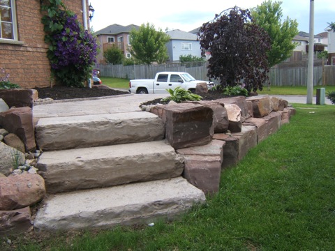 Natural Stone Stairs